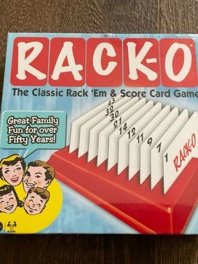 Classic Rack 'Em Score Card Game - Red